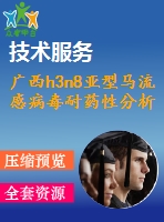 廣西h3n8亞型馬流感病毒耐藥性分析.pdf