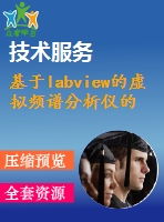 基于labview的虛擬頻譜分析儀的設(shè)計